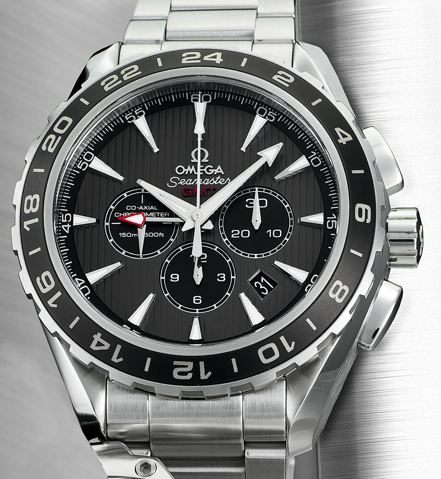 Omega Seamaster Aqua Terra Gmt Chronograph watch, pictures ...