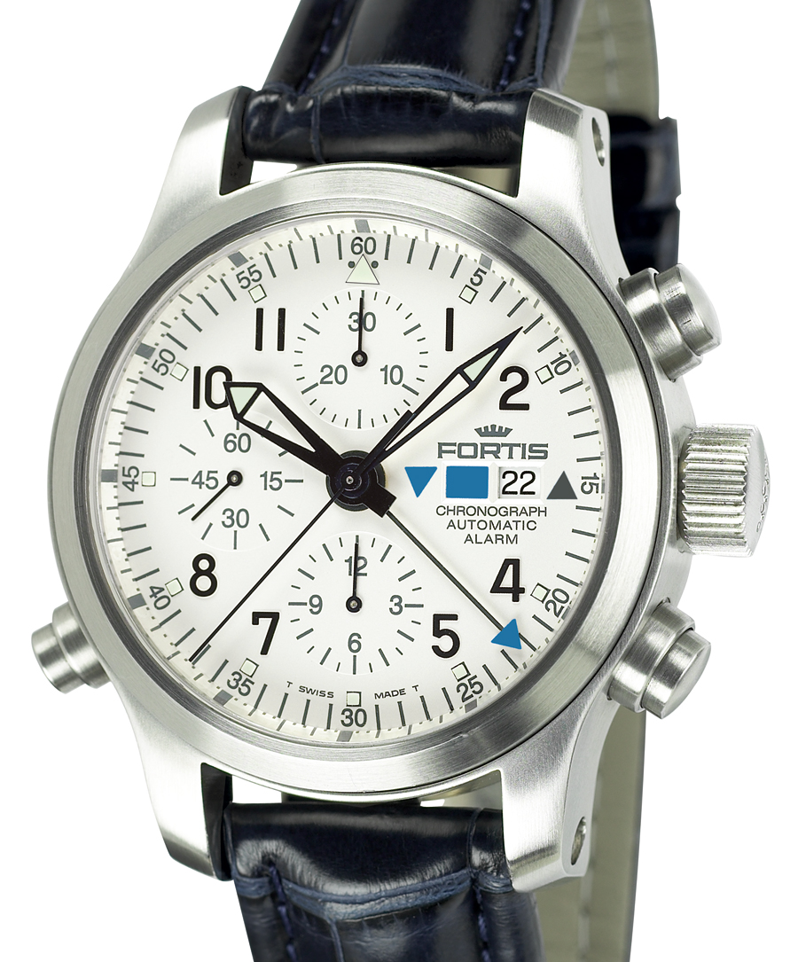 Fortis B-42 Flieger-Chronograph Alarm Watch, Pictures, Reviews, Watch ...