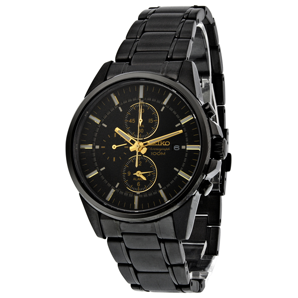 Seiko Chronograph Black Dial Men's Watch watch, pictures, reviews ...
