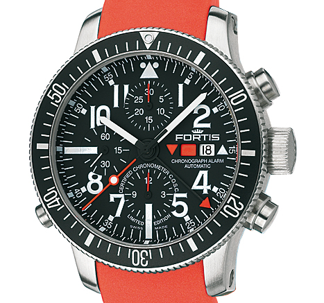 Fortis Fortis B-42 Marinemaster Chronograph Alarm Watch, Pictures ...