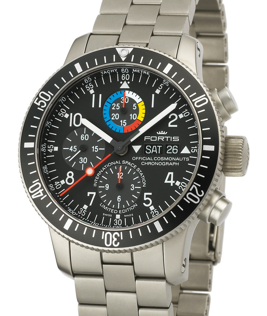 Fortis B-42 Official Cosmonauts Chronograph Titan Iss Watch, Pictures ...