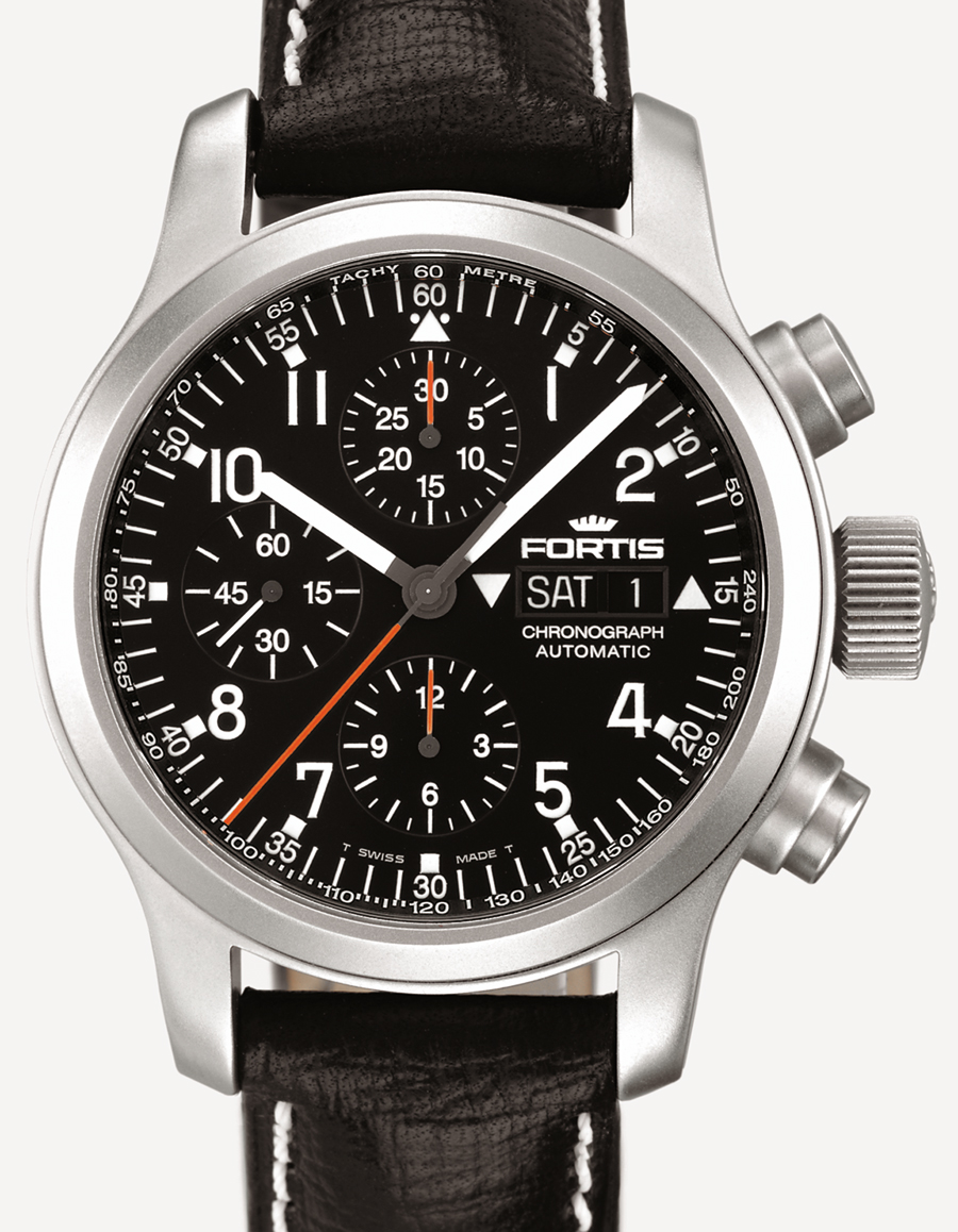 Fortis B-42 Pilot Professional Chronograph Watch, Pictures, Reviews ...