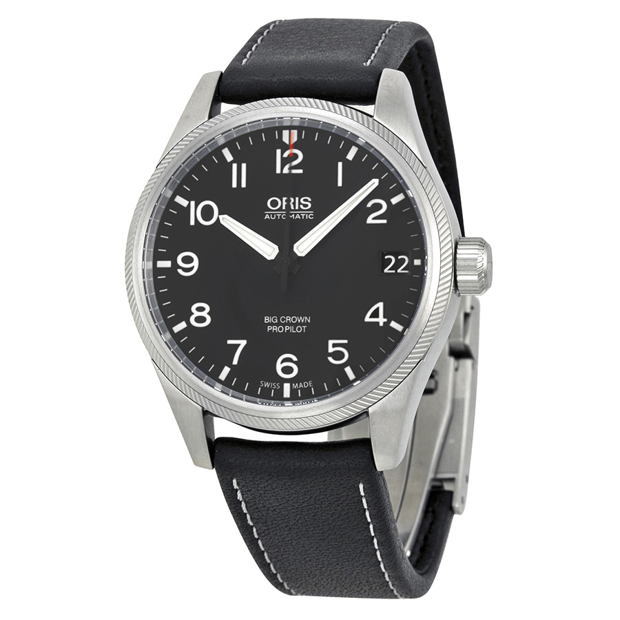 oris big crown black dial