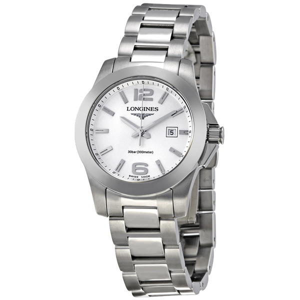 Longines Conquest Stainless Steel Ladies Watch watch, pictures, reviews ...
