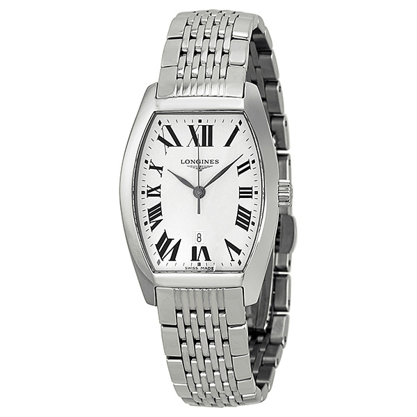 Longines Evidenza Silver White Dial Stainless Steel Ladies Watch watch ...