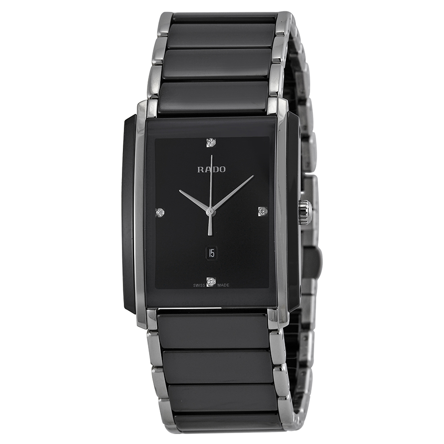 Rado Integral Jubile Two-Tone Black Ceramic Watch watch, pictures ...