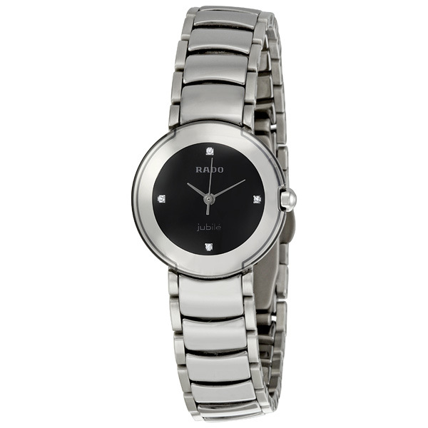 Rado Coupole Diamond Platinum-Tone Ceramic Mini Ladies Watch watch