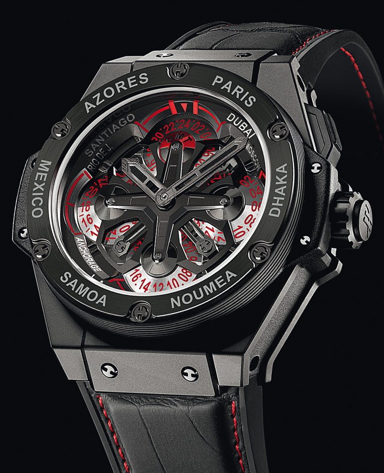 Hublot King Power Unico Gmt Ceramic watch, pictures, reviews, watch prices