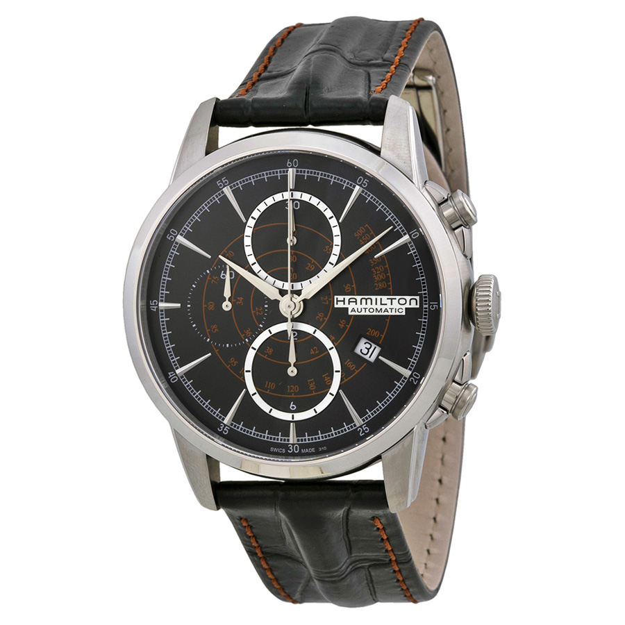 Hamilton American Classic Black Dial Chronograph Men's ...