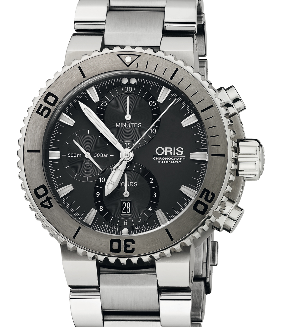 Oris Aquis Titan Chronograph watch, pictures, reviews, watch prices