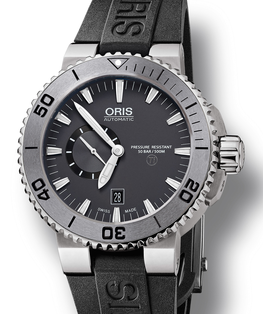 Oris Aquis Titan Small Second watch, pictures, reviews, watch prices