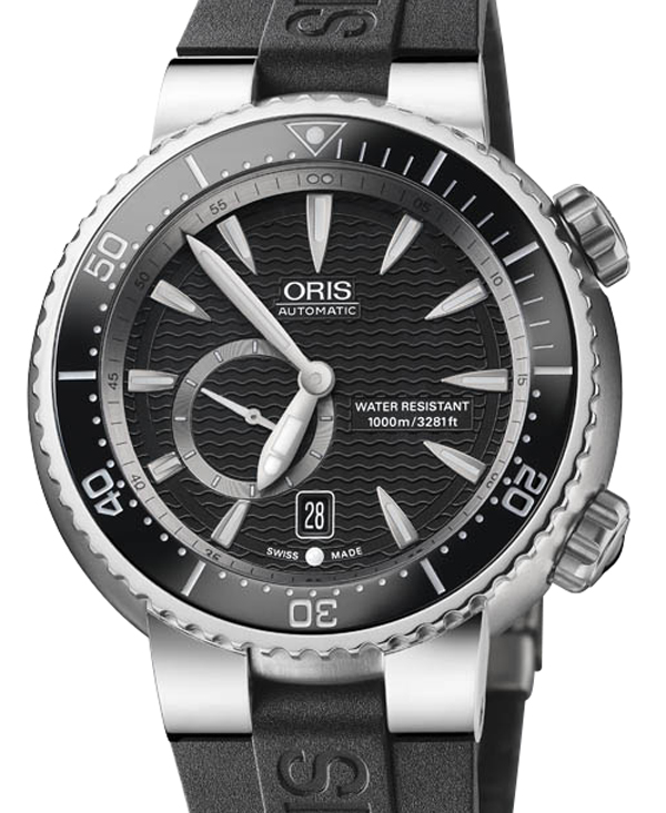 Oris Aquis Titan C Small Second Date watch, pictures, reviews, watch prices