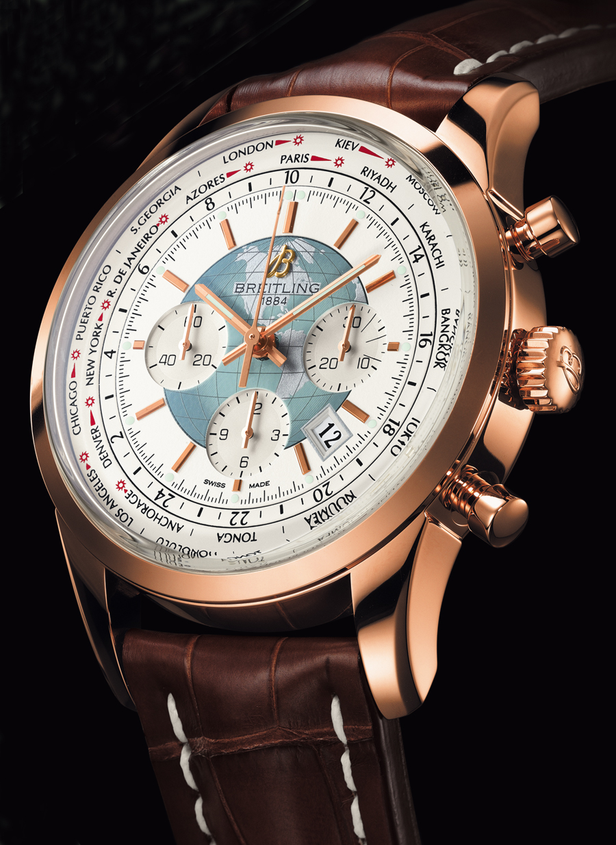 Breitling Transocean Chronograph Unitime watch, pictures, reviews ...
