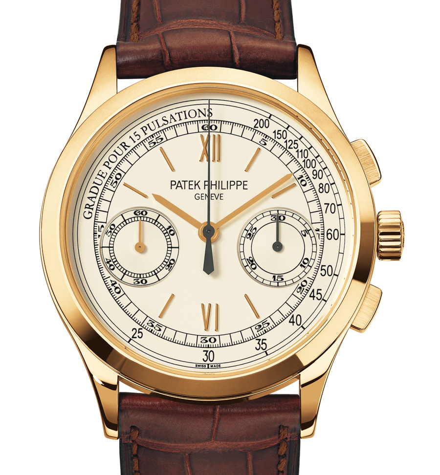 Patek Philippe Complications - Hand Wound Chronograph watch, pictures ...