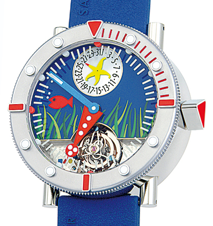Alain Silberstein Tourbillon Marine Blue Sea watch, pictures, reviews ...