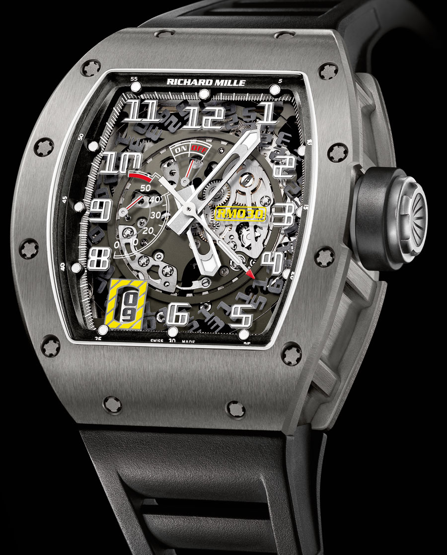 Richard Mille Automatic Rm 030 With Declutchable Rotor watch, pictures ...