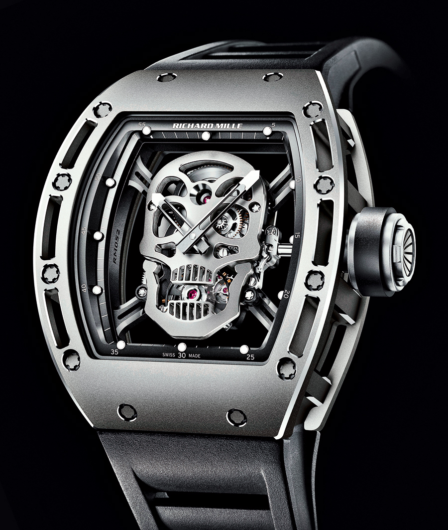 Richard Mille Rm 052 Tourbillon Skull watch, pictures, reviews, watch ...