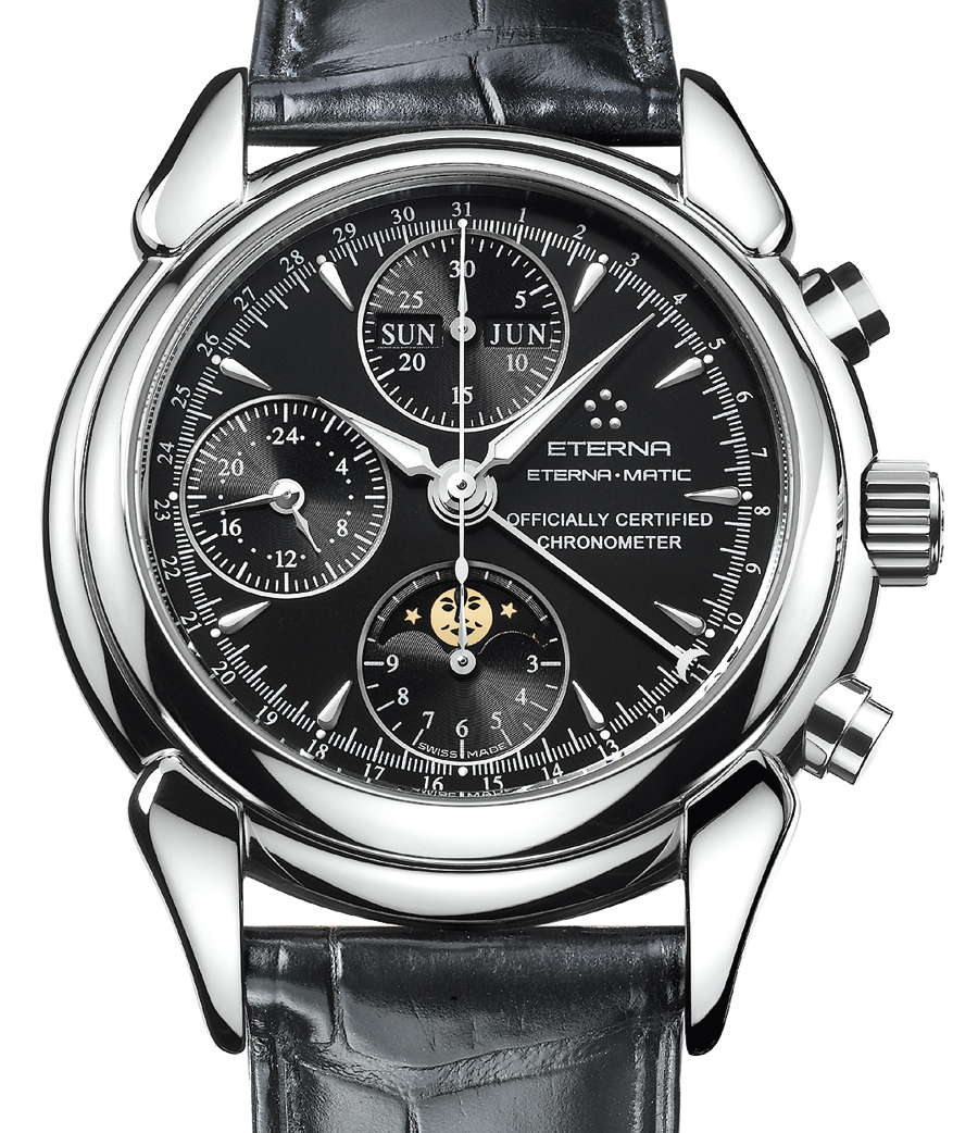 Eterna 1948 Moon Phase-Chronograph watch, pictures, reviews, watch prices