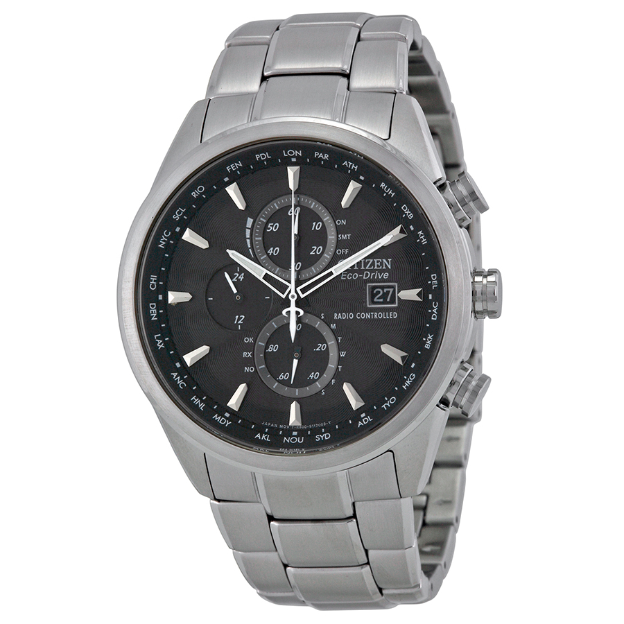 Citizen At8010-58E Eco-Drive World Chronograph A-T Watch watch ...