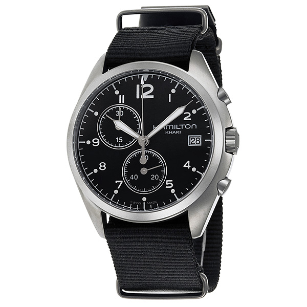 hamilton black pioneer automatic watch