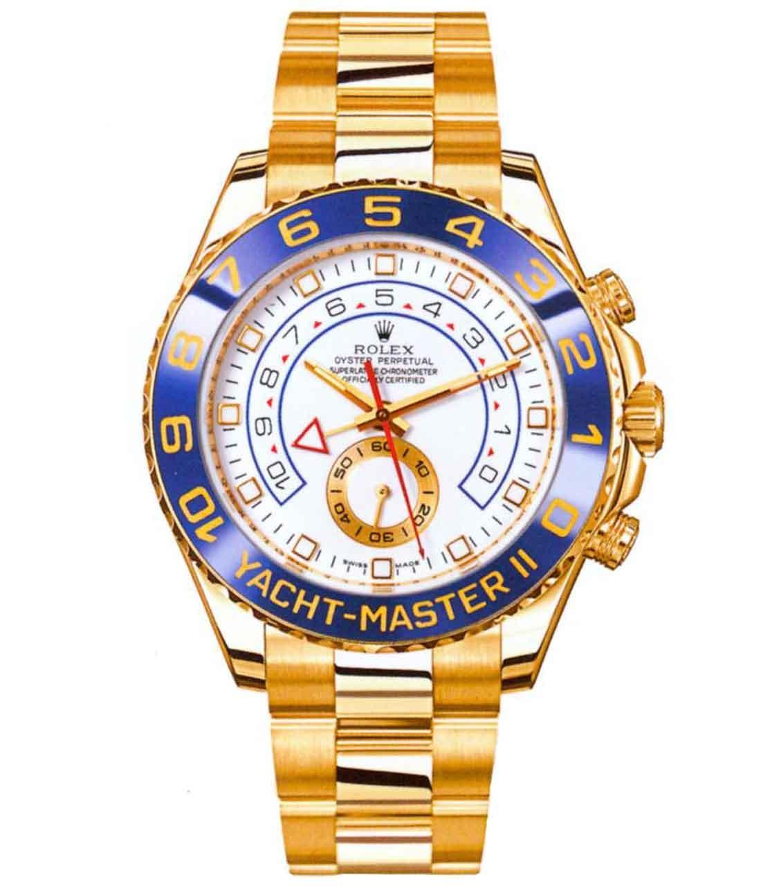 yachtmaster 2 half gold